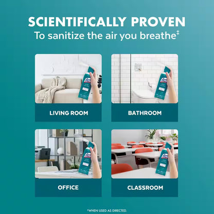 Air Sanitizer Spray, for Air Sanitization and Odor Elimination, Simple Fresh, 10 Fl. Oz