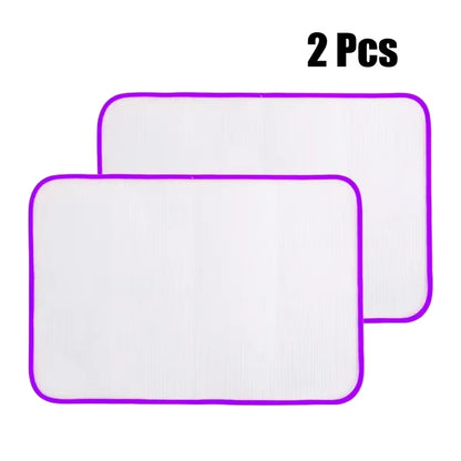 Random Colors Cloth Protective Press Mesh Insulation Ironing Board Mat Cover against Pressing Pad Mini Iron Ironing Mat Tools